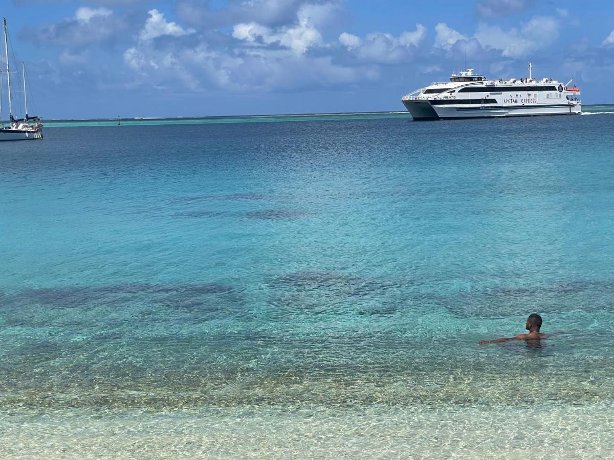 Apartament Manava Huahine Beach House Fare Zewnętrze zdjęcie